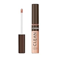 Covergirl Clean Invisible Concealer, Lightweight, Hydrating, Vegan Formula, Classic Ivory 110, 0.23oz