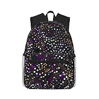 Lightweight Laptop Backpack,Casual Daypack Travel Backpack Bookbag Work Bag for Men and Women-Glitter Sequin Spot