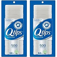 Q-tips Cotton Swabs, 500 Count (Pack of 8)
