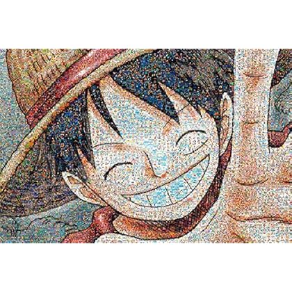 Ensky One Piece Mosaic Art 1000 Piece Jigsaw Puzzle (Luffy) (50x75cm) (19.6 x 29.5 inches)