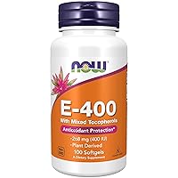 Supplements, Vitamin E-400 IU Mixed Tocopherols, Antioxidant Protection*, 100 Softgels