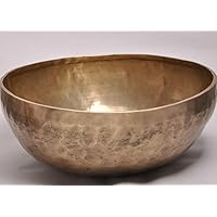 11 inches Hand Hammered Metal Tibetan Meditation Singing Bowl with Striker - From Nepal