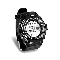 Pyle Digital Multifunction Sports Wrist Watch - Smart Fit Classic Men Women Sport Running Training Fitness Gear Tracker w/ Sleep Monitor, Pedometer, Alarm, Stopwatch, Backlight - PSPTR19BK (Black)