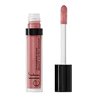Lip Plumping Gloss, High-Shine Liquid Lip Color, Creates Fuller Lips & Plumper Pout, Moisturizing Formula, Mauve Lady, 0.09 Fl Oz