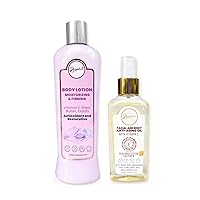 Anyeluz Body Care Duo, Anti-aging oil, Moisturizing and Firming Body Lotion, Promotes Elastic Skin, Prevents Premature Aging, Enriched with Vitamin E