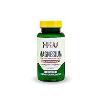 H4U - 4 TOP CARE Magnesium Bone & Muscle Health Dietary Supplement Tablets, 250 mg, 100 Count