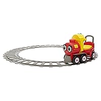 Little Tikes® Cozy Train Scoot Ride-On with Track, Under Seat Storage and Working Bell for Indoor & Outdoor Train Themed Play for Preschool Kids, Boys, Girls Ages 1-5 Years