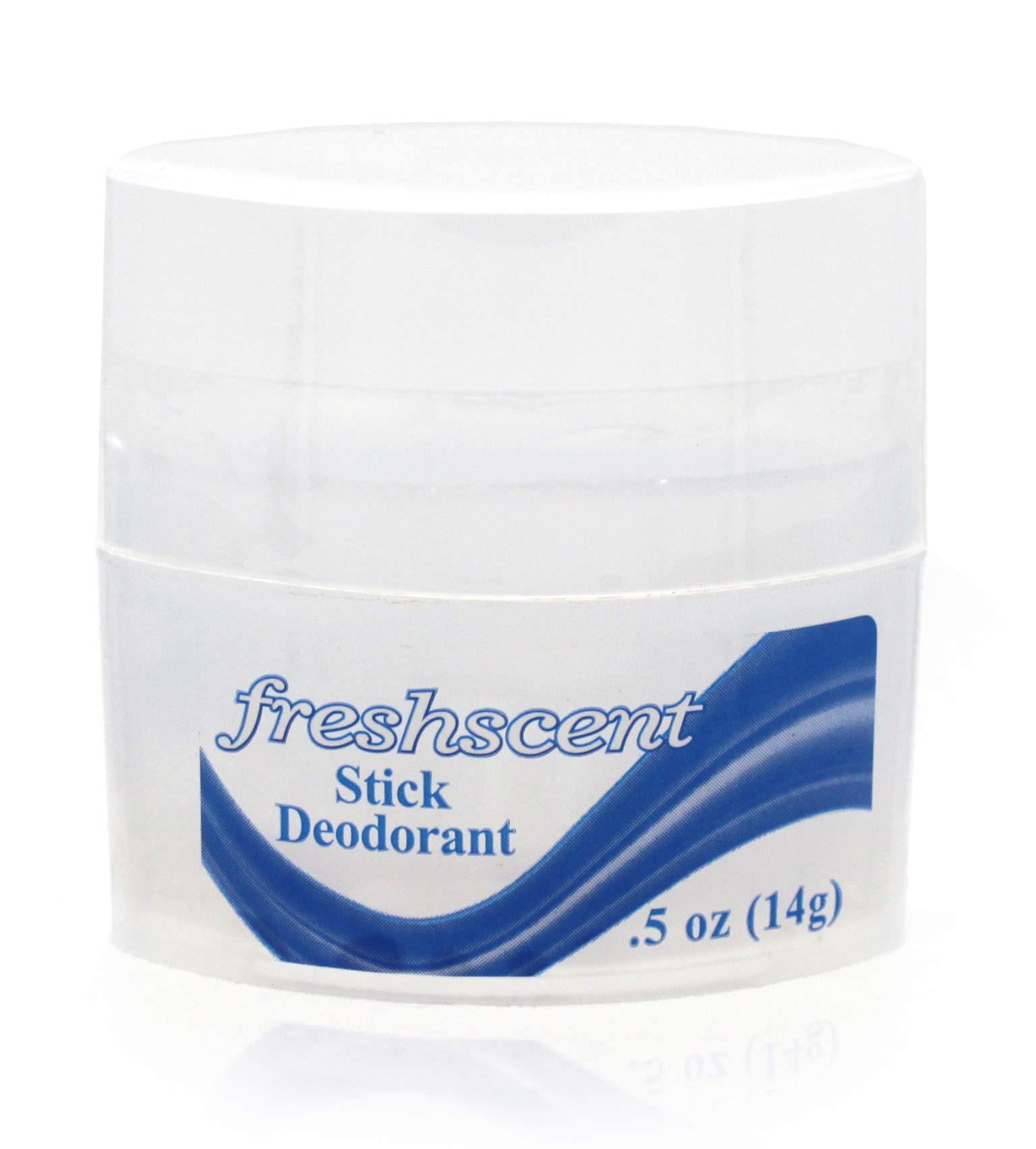 (144 Pack) Freshscent 0.5 oz. Stick Deodorant, Travel Size, Alcohol Free, light fragrance, bulk packed and perfect for donations.