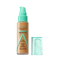 Clear Complexion Acne Foundation Makeup with Salicylic Acid - Lightweight, Medium Coverage, Hypoallergenic, Fragrance-Free, for Sensitive Skin, 750 Golden, 1 fl oz.