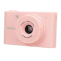 40MP Digital Camera with IPS Screen, 8X Zoom, Autofocus, Dual Lens, Colorful Photo Frame, Eco Friendly Material, Educational Games and MP3 Player (Pink)
