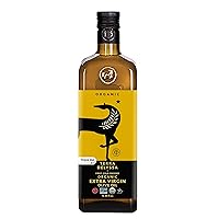 First Cold Pressed Organic Extra Virgin Olive Oil, Single Sourced, 1 L (34 fl. oz) Dark Glass Bottle - 1 Pack, Non-GMO, Naturally Rich in Antioxidants and Polyphenols