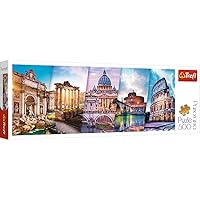 Trefl Panorama Traveling to Italy 500 Piece Jigsaw Puzzle Red 26