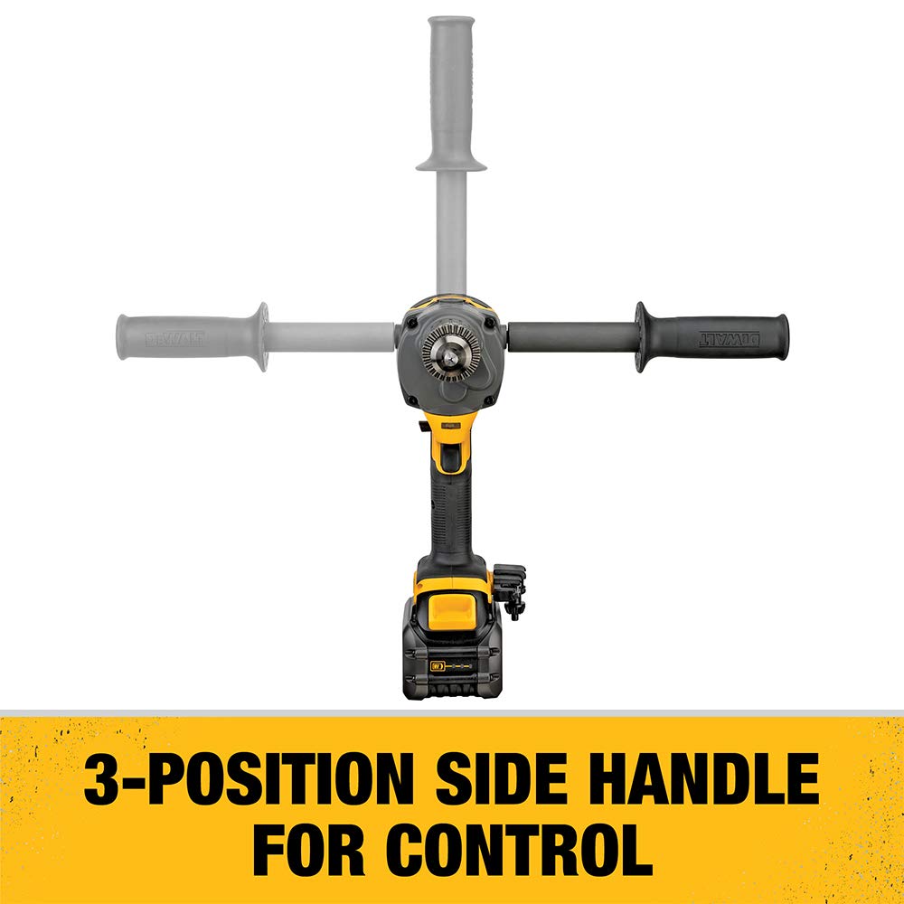 DEWALT 60V MAX* Cordless Drill For Concrete Mixing, E-Clutch System, Tool Only (DCD130B)