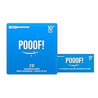POOOF! Easy-to-Use Teeth Whitening Strips | Effective Whitening | No Discomfort | Long-Lasting Adhesion | 10 Treatments