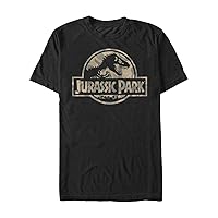 Jurassic Park Men's Black Logo T-Shirt