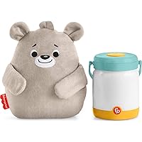 Fisher-Price Newborn to Toddler Sound Machine Baby Bear & Firefly Soother with Music Lights and Removable Plush Toy