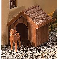 Walthers HO Scale Model Railroad Scenery Kit Dog & Kennel (Doghouse) Kit