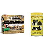 Spectracide Refill Stakes 5-Count Termite Killer and Harris Termite Treatment for Preventing, Controlling and Killing Termites, 1lb