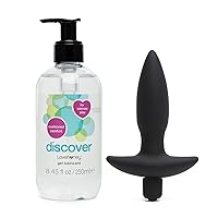 Lovehoney Butt Tingler Vibrating Anal Plug & Discover Anal Lubricant Bundle