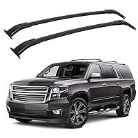 Car Roof Rack Cross Bars, for 2015-2020 Chevrolet Suburban & Tahoe with Grooved Side Rails, Aluminum Cross Bar Replacement for Rooftop Cargo Carrier Bag Kayak Bike Snowboard