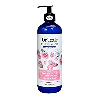 Dr Teal's Rose and Milk Essential Oil Conditioner with Biotin and Plant Proteins, 16 FL OZ (473 mL)