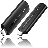 Wireless HDMI Transmitter and Receiver, Plug & Play Portable Wireless HDMI Extender Kit for Streaming Video and Audio to HDTV/Projector/Monitor from Laptop/PC/TV Box.