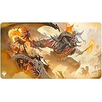 Ultra PRO - Outlaws of Thunder Junction Playmat Ft. Rakdos for Magic: The Gathering, Limited Edition Unique Artistic Collectible Card Gaming TCG Playmat Accessory