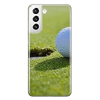 laumele Chipping Phone Case Compatible with Samsung S23 Clear Flexible Silicone Driver Golf Shockproof Cover
