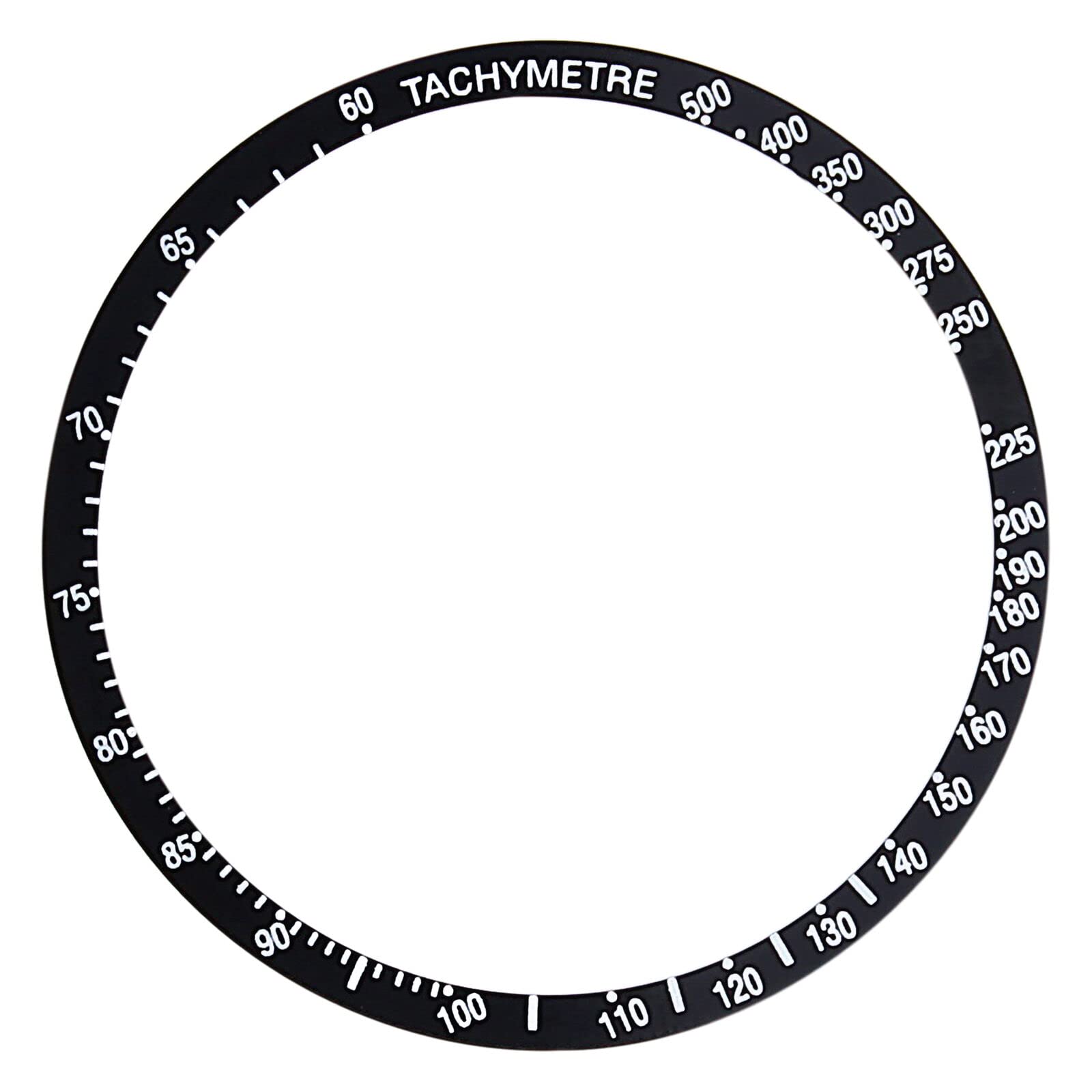 Flat Bezel Insert Compatible with Omega SPEEDMASTER Watch TACHYMETRE 175.0032 Reduced AUTO