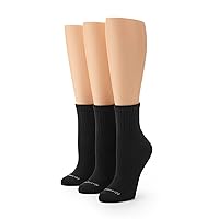 No Nonsense Women's Cushioned Mini Crew Socks-Experience Comfort and Dryness-Breathable and Soft