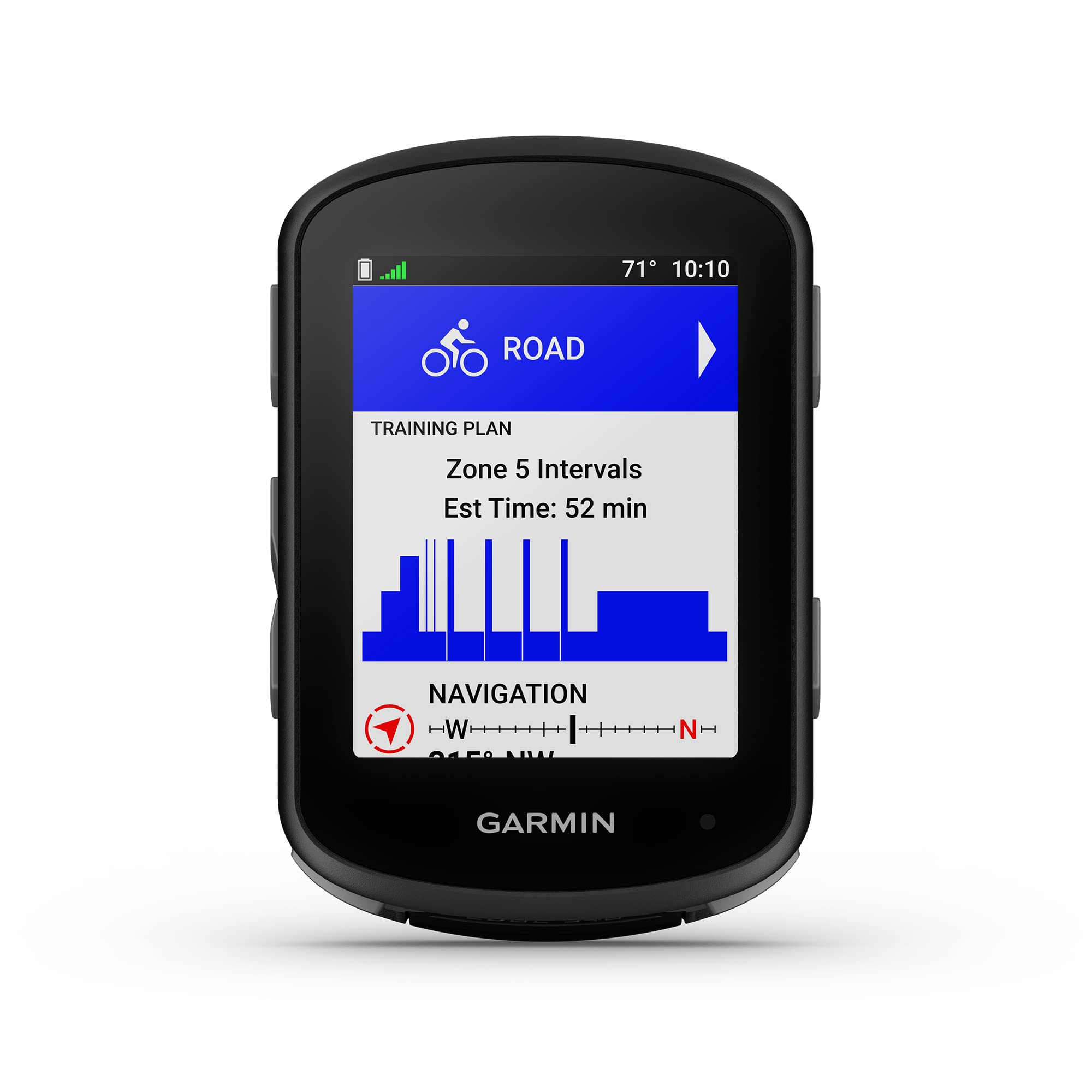 Garmin Edge 540 Bundle,  Compact GPS Cycling Computer with Button Controls, Targeted Adaptive Coaching and More – Bundle Includes Speed Sensor, Cadence Sensor and HRM-Dual
