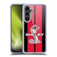 Head Case Designs Officially Licensed Shelby Red Car Graphics Soft Gel Case Compatible with Samsung Galaxy S24+ 5G and Compatible with MagSafe Accessories