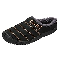 Mens Moccasins Slippers 12 Wide Mens Slippers Warm Winter Shoes For Mens Indoor House Slip On With Mens Slip on