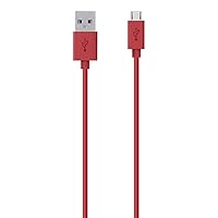 Belkin Extra Long 10-Foot / 3-Meter Micro USB Cable (Red)