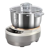 Dough Maker with Ferment Function, 5L/7L Non-stick Stainless Steel Dough Flour Mixer with Measuring Cups & Spoons, Dough Kneading Machine, Timing &Touch Panel, 25-38℃ Dough Proofer, for home (Size :