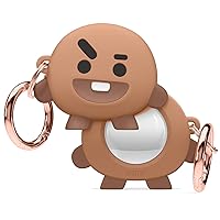 elago BT21 Silicone Case Compatible with AirTag Case, Track Keys, Backpacks, Purses, Tracking Tag Not Included [SHOOKY] [Official Merchandise]