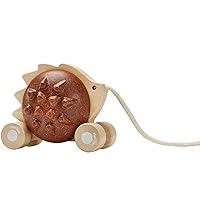 PlanToys Pull Along Hedgehog – Brown (5274)