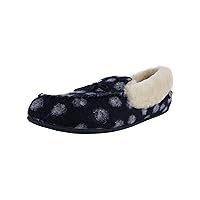 FitFlop Womens Clara Moccasin Dots Slipper Shoes, Midnight Navy, US 5