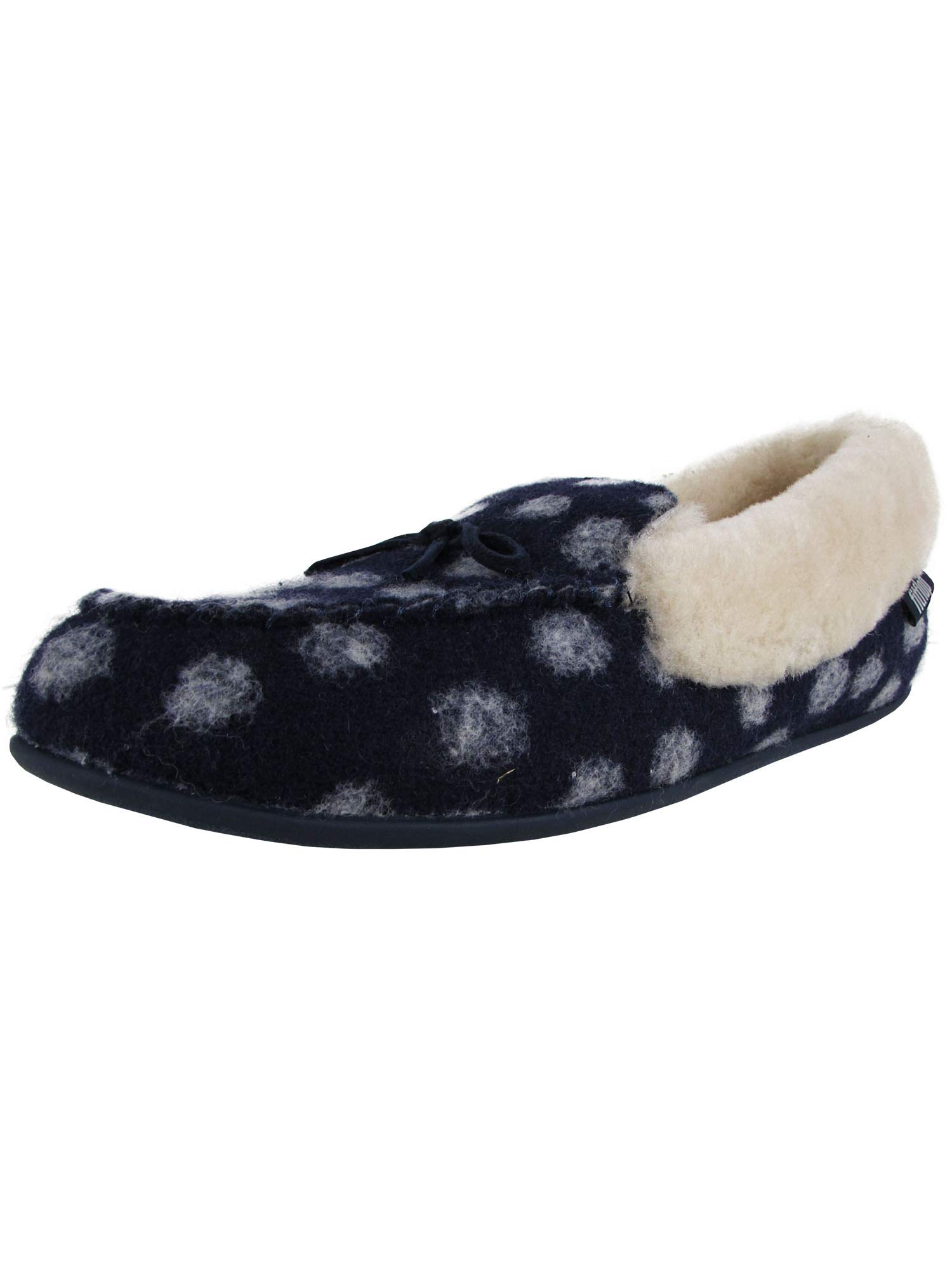 FitFlop Womens Clara Moccasin Dots Slipper Shoes
