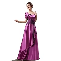 Elegant Bridesmaid Prom Dresses Royal Maxi Long Evening Gowns Celebrity Dress