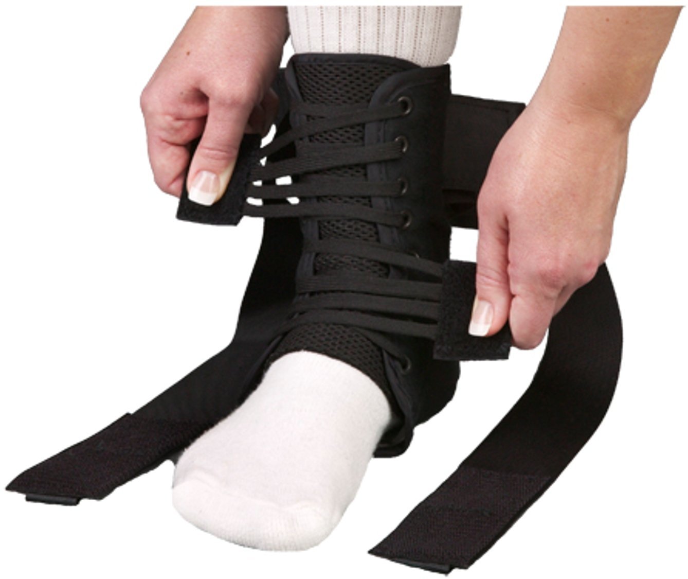 Mua MedSpec ASO EVO Speed Lacer Ankle Brace Stabilizer Black Medium ...