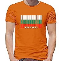 Bulgaria Barcode Style Flag - Mens Premium Cotton T-Shirt