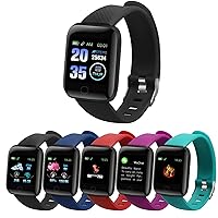 Smart Watch for Women Men D13 Smart Wristband Health Fitness Sports Smart Watch Sport Watch Smart Bracelet (Black)
