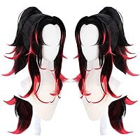 Black Straight Short Cosplay Wig Synthetic of High-Temperature Resistant Anime  Costume Hair