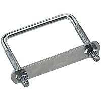 National Hardware N244-996 2192BC Lumber Size Square U Bolt in Zinc plated,3/8
