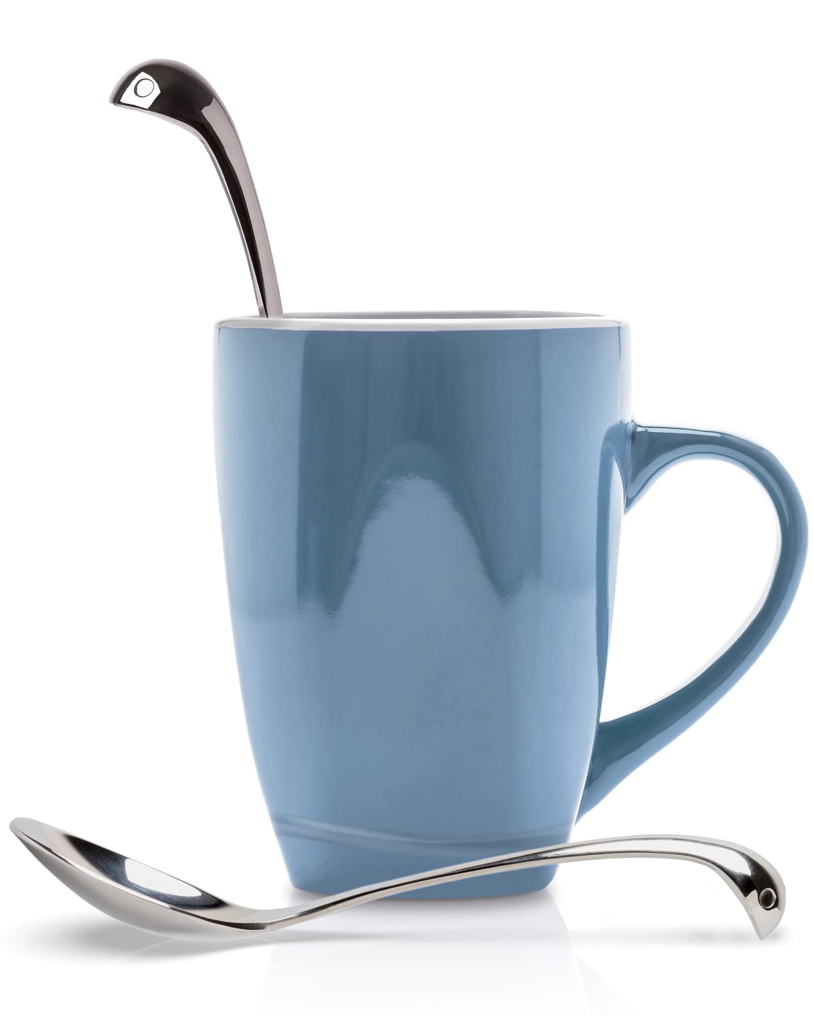 OTOTO Sweet Nessie Sugar Spoon - Stainless Steel Tea Spoon - 100% Food Grade & Dishwasher Safe - Perfect Spoon for Tea & Coffee