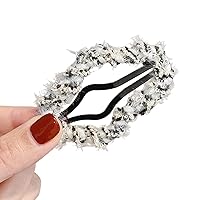 Sweet Cloud Colored Yarn Hair Clip Lazy Hairpin Duckbill Hairclip Elegant Barrettes Pin for Women Side Bangs Hair Style Tool