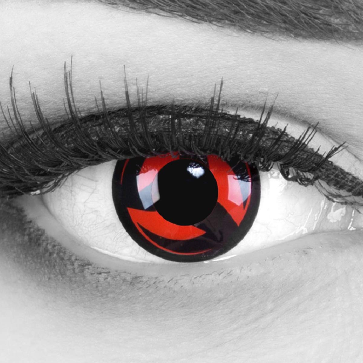 Magister Cosplay Contact Lens Cartoon Anime Eyes Halloween Naruto Cosplay Colored  Eyes Contacts 2PCS Color Makeup Soft Contacts Lens Black white14.5mm |  Lazada PH