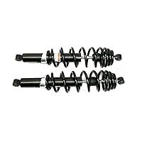 Monster Performance Parts Front Monotube Shocks for Can-Am Defender 706202602, Gas-Powered, Dual Rate, Black Springs