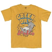 Green Day T Shirt Dookie Longview Band Logo Official Unisex Orange